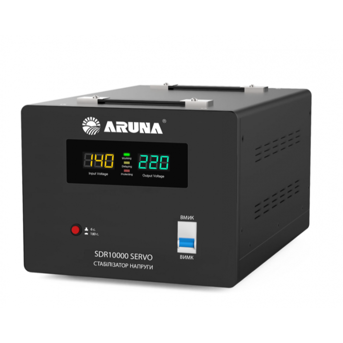 Стабілізатор напруги  ARUNA SDR 5000 SERVO (3000 Вт). Плавна стабілізація!