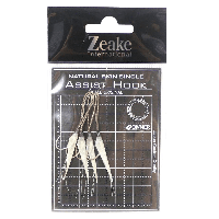 Ассіст Zeake Assist Hook Single Fish Skin SLJ 2S(4шт)NEW