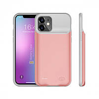 Чехол-батарея iBro для iPhone 11 6000mAh pink