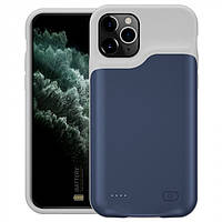 Чехол-батарея iBro для iPhone 11 Pro 4200mAh blue