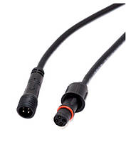 Роз'єм герметичний M10 на 4pin IP67 з кабелем 4x0.3мм2 комплект