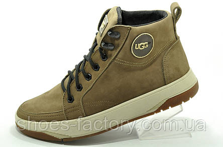 Черевики зимові чоловічі UGG коричневий, фото 1