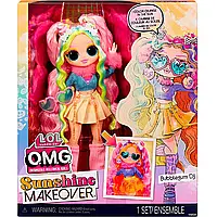 Лялька ЛОЛ ОМГ DJ Баблгам LOL OMG Bubblegum серії Sunshine Makeover L.O.L. Surprise! O.M.G. 589426 Оригінал