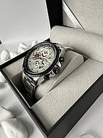 Часи на руку для хлопця Чоловічий наручний годинник механічний Forsining Брендовий годинник на браслеті Форсін для чоловіка