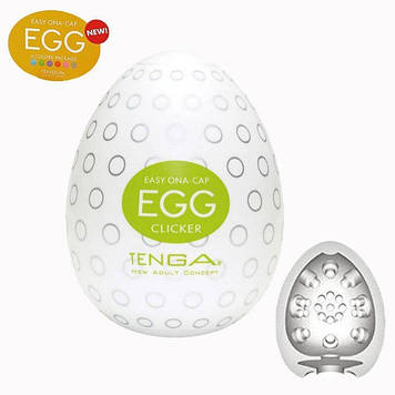 Мастурбатор чоловічий яйце Tenga Egg Clicker + змазка