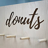 Дерев'яна підставка для пончиків і донатсів, фото 3