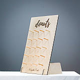 Дерев'яна підставка для пончиків і донатсів, фото 7