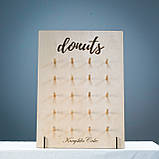 Дерев'яна підставка для пончиків і донатсів, фото 5