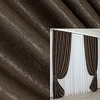 Комплект штор в спальню блекаут софт