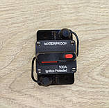 Автоматичний вимикач 12-48 вольтів, запобіжник однополюсний постійного струму 100 А, фото 2