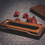 Дерев'яна коробка для кубиків D&D. Органайзер для дайсів Dungeons & Dragons, фото 7