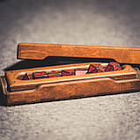 Дерев'яна коробка для кубиків D&D. Органайзер для дайсів Dungeons & Dragons, фото 8