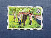Марка Бермудские острова Бермуды 1982 военные почётный караул 30 центов гаш