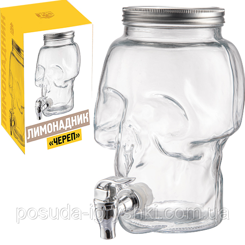 9037-04 Лимонадник Череп 2,9л, фото 1