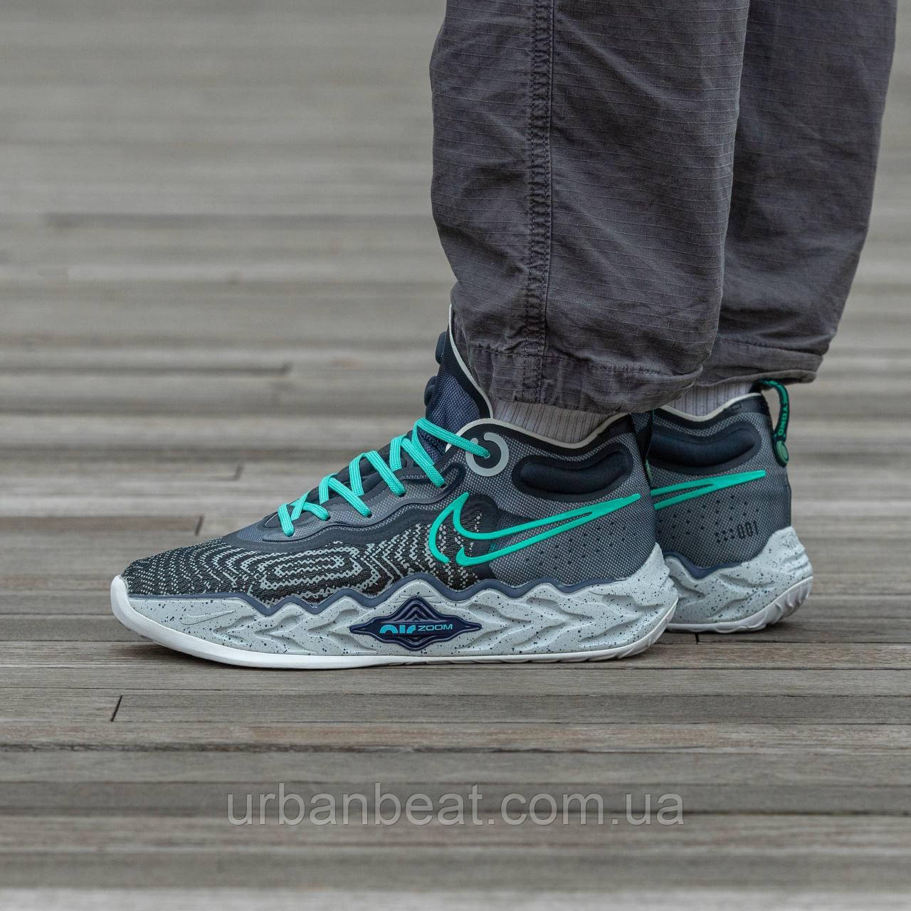 Чоловічі баскетбольні кросівки Nike Air Zoom GT Run Blue, фото 1