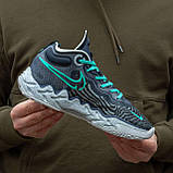 Чоловічі баскетбольні кросівки Nike Air Zoom GT Run Blue, фото 2