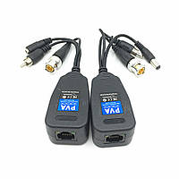 Пассивный приемопередатчик видеосигнала PV, DC+BNC+AV Q100