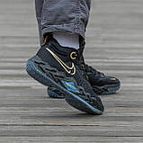 Чоловічі баскетбольні кросівки Nike Air Zoom GT Run Black, фото 9