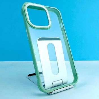 Силіконовий чохол Epik CORD для iPhone 13 Pro Max зі шнурком Зелений