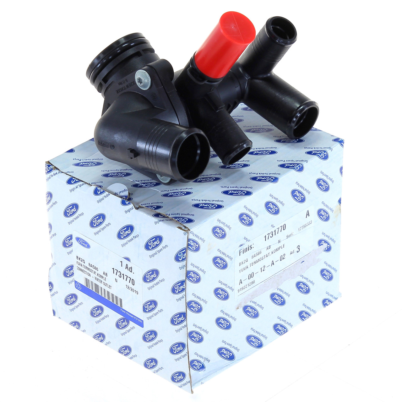 Корпус термостата FORD TRANSIT 2011- (2.2 TDCI 155PS) (1731770/BK2Q8A586AB/1731770) ORIGINAL
