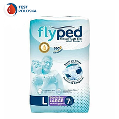 Підгузки для дорослих Fly Ped, розмір L, 7 шт.