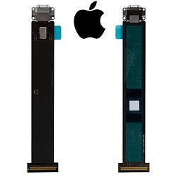 Шлейф для iPad Pro 12.9" 2015 (A1584, A1652), конектора заряджання — плата заряджання, білий, оригінал