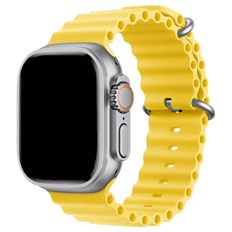 Ремінці для Apple Watch 49/45/42/44 mm Ocean Band yellow