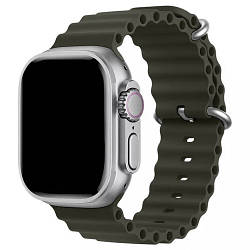 Ремінці для Apple Watch 49/45/42/44 mm Ocean Band forest green