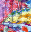 Набір для вишивання за нанесеною на канву схемою "Outing" . AIDA 14CT printed, 61*48 см, фото 6