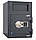 Сейф депозитний для грошей BLOCKLINE DS-19-3 EL (ВxШxГ:489x342x381), сейф для накопичення виручки та інкасації, фото 3