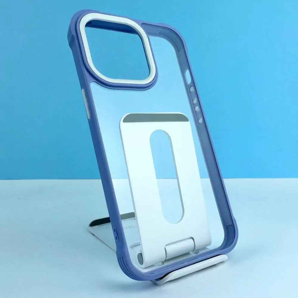 Чохол Crystal Drop Resistance для iPhone 12/12Pro Бузковий