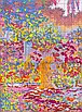 Набір для вишивання за нанесеною на канву схемою "Garden girl" . AIDA 14CT printed, 54*38 см, фото 5