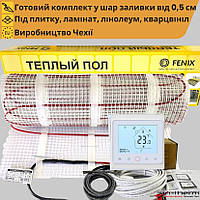 Теплый пол комплект терморегулятор с Wi-Fi + нагревательный мат in-therm ECO 10,0 м² (1600 Вт)