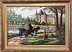 Набір для вишивання за нанесеною на канву схемою "Suburban scenery" . AIDA 14CT printed, 54*38 см, фото 11