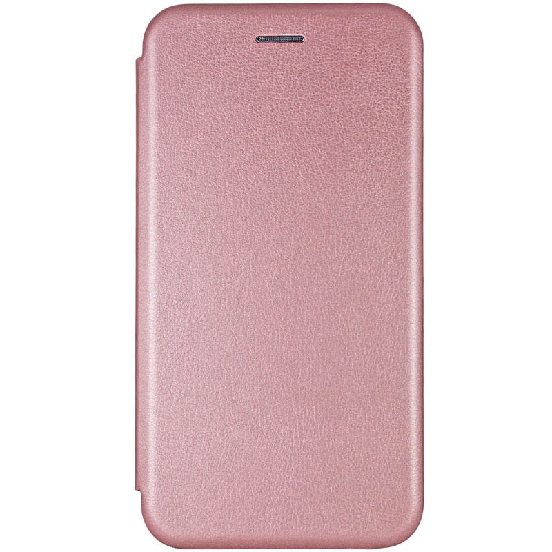 Шкіряний чохол (книжка) Classy для Xiaomi Redmi Note 8T Темно-синій Rose Gold