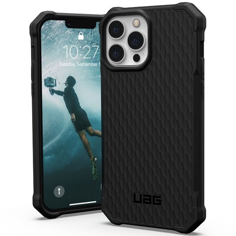 Чохол TPU UAG ESSENTIAL Armor для Apple iPhone 13 Pro Max (6.7") Чорний, фото 1