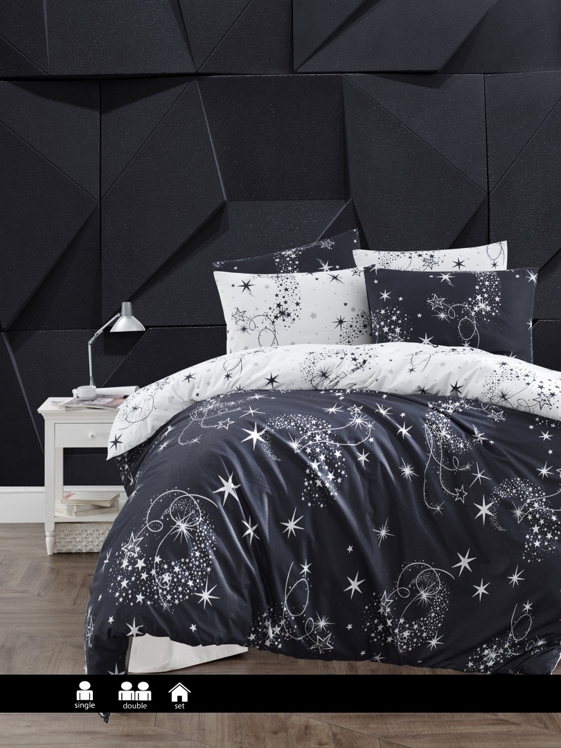 Сімейна Турецька Постільна білизна First Choice Glare Ранфорс 160х220см (2шт), фото 1