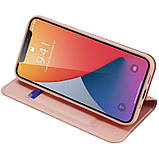 Чохол-книжка Dux Ducis з кишенею для візиток для Apple iPhone 14 Pro (6.1") Rose Gold, фото 5