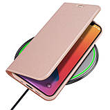 Чохол-книжка Dux Ducis з кишенею для візиток для Apple iPhone 14 Pro (6.1") Rose Gold, фото 6