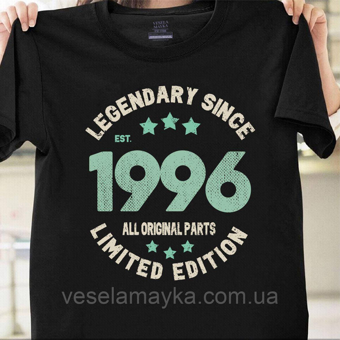 Футболка Legendary since 1996, фото 1