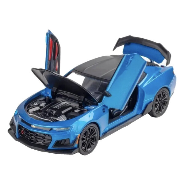 Моделька Chevrolet Camaro машинка колекційна іграшка металева 19 см Синій (59237)