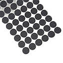 Самоклеюча застібка липучка 15 мм 96 штук (48 пар) Magic Sticker Black, фото 4