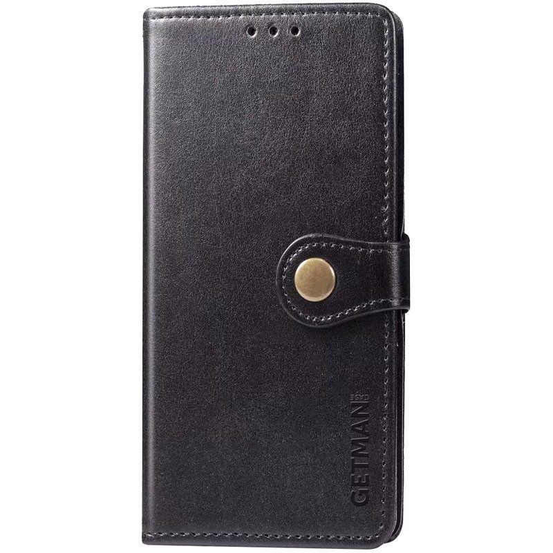 Шкіряний чохол-книжка GETMAN Gallant (PU) для Xiaomi Poco M5 Чорний