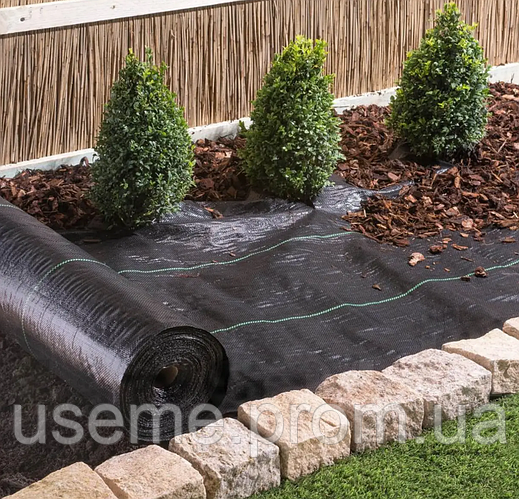 Агроткань Shadow Чехия 100г/м2 3,4х25м черная из полипропилена для ...