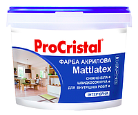 Фарба латексна ProCristal Mattlatex IР-232 5 л білий матовий