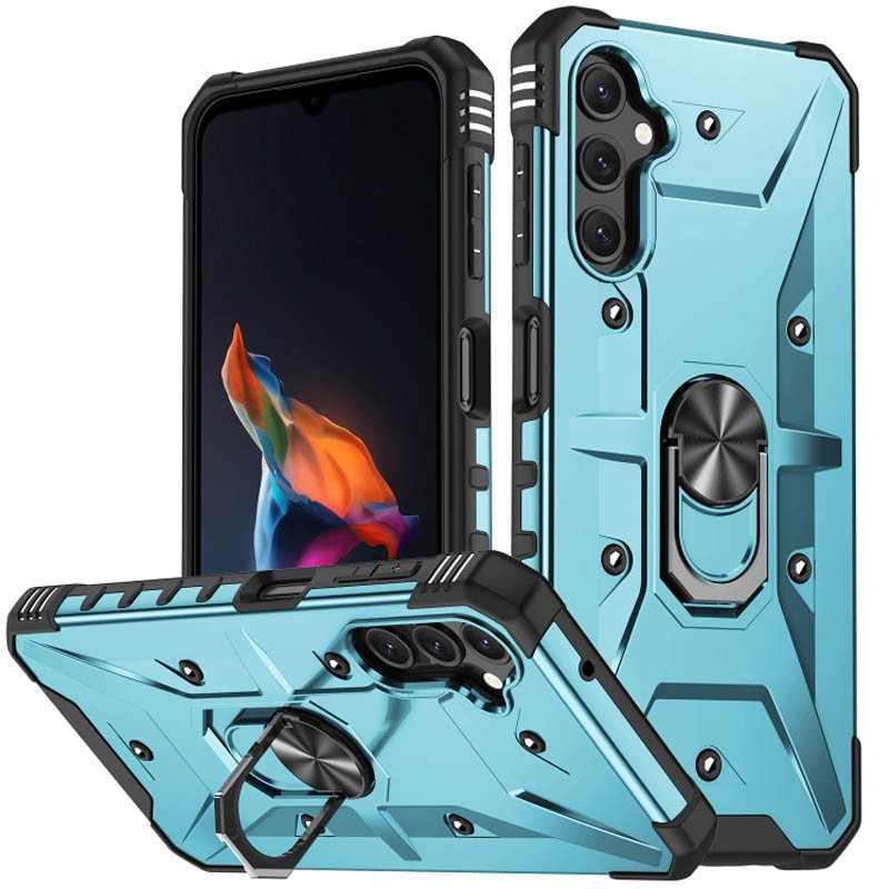 Ударостійкий чохол Pathfinder Ring для Samsung Galaxy A54 5G Блакитний / Light Blue, фото 1