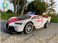 Поліцейська машина "Bugatti Patrol Car" на радіокеруванні, машинка на пульті управління