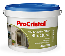 Фарба структурна ProCristal Structural IР-138 25 кг білий матовий
