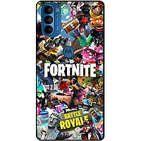 Силіконовий чохол бампер для Motorola Moto G31 з картинкою Fortnite Фортнайт
