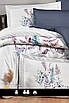 Турецька Постільна Білизна First Choice 3D Satin Sarnia Denim 200х220см, фото 2